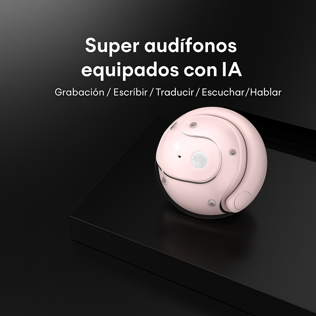 Auriculares Inalámbricos Bluetooth AI Traductor
