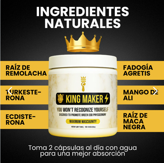 KING MAKER™ Energía y Vitalidad Masculina