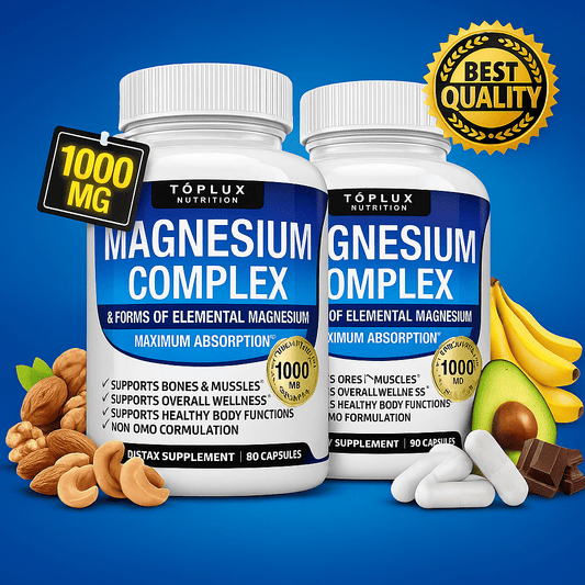 2X1 MAGNESIO COMPLEX® ALTA ABSORCION: RELAJACION Y VITALIDAD