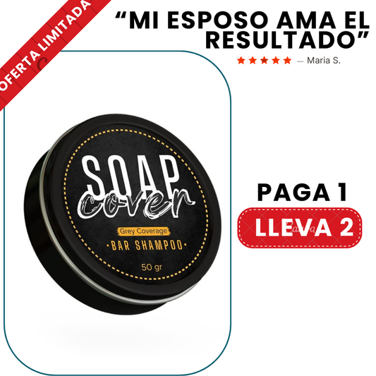 2x1 Jabón Anti Canas Natural – Recupera tu color sin tintes